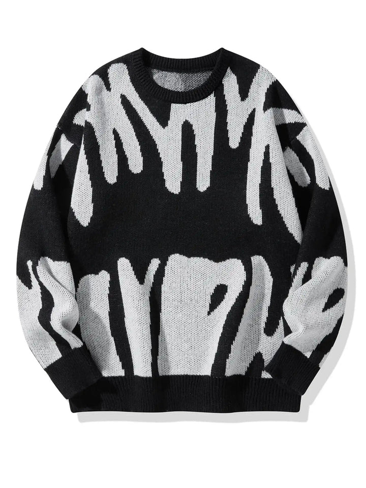 Bryn | Abstract Pullover Sweater