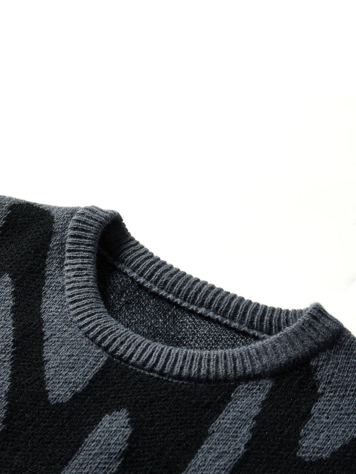 Bryn | Abstract Pullover Sweater