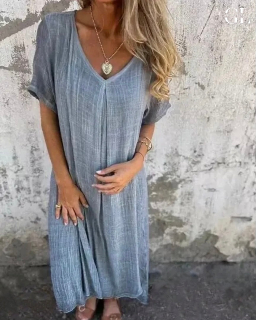 Lisa | Coastal Ease Linen Dress